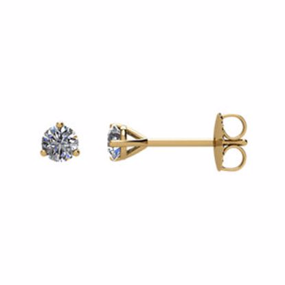 66233:60029:P 14kt Yellow 1/5 CTW Diamond Stud Earrings