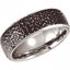 COR241:10105:P Cobalt 8mm Black PVD Design Band