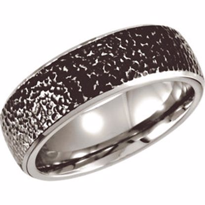 COR241:1011:P Cobalt 8mm Black PVD Design Band