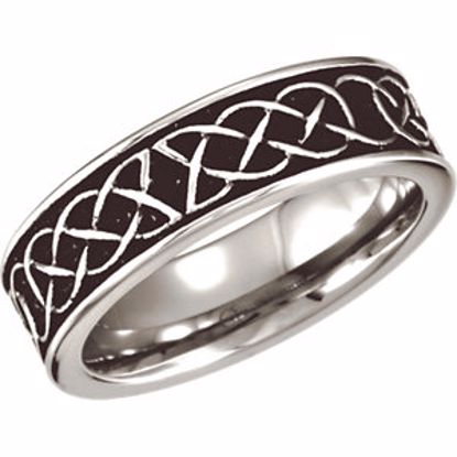 COR250:1012:P Cobalt 7mm Black PVD Design Band 12