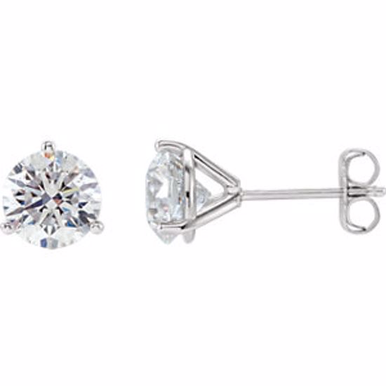 66233:60060:P Platinum 1 1/2 CTW Diamond Stud Earrings