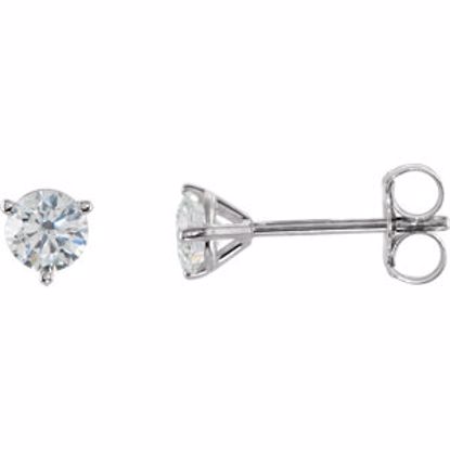 66233:60065:P Platinum 1/2 CTW Diamond Stud Earrings