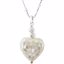 650904:100:P Sterling Silver Mother of Pearl Heart 18" Necklace