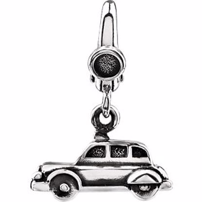 85730:101:P Sterling Silver Car Charm