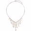 650919:6000:P Sterling Silver Freshwater Cultured Pearl & Crystal 16" Necklace