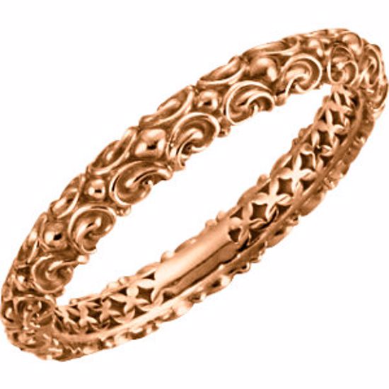 51174:102:P 14kt White Sculptural-Inspired Ring 