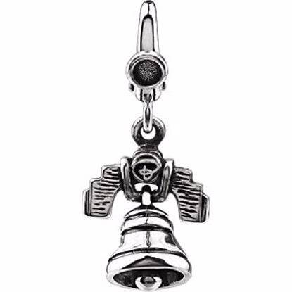 85739:101:P Sterling Silver Liberty Bell Charm