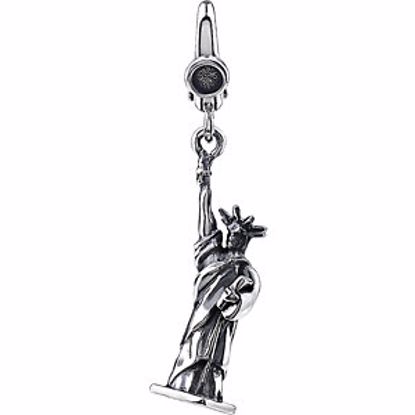 85740:201:P Sterling Silver Statue of Liberty Charm