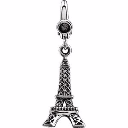 85748:100:P Sterling Silver Eiffel Tower Charm