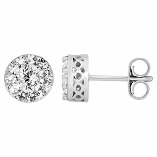 650957:100:P 14kt White 7/8 CTW Diamond Fantasy Earrings