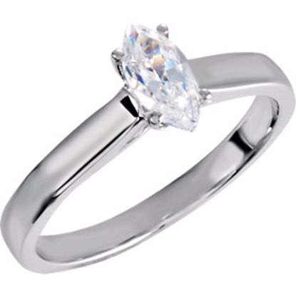 121648:6004:P Continuum Sterling Silver 1/2 CTW Diamond Engagement Ring