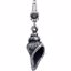 650989:600:P Sterling Silver 30x8mm Seashell Charm