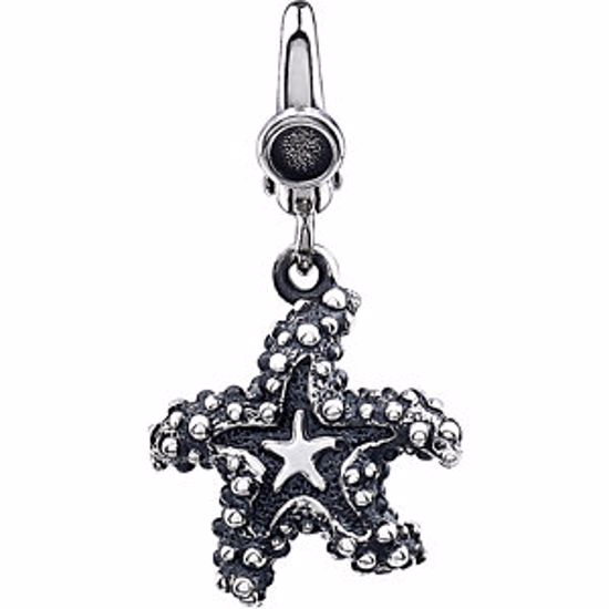 650993:600:P Sterling Silver Starfish Charm