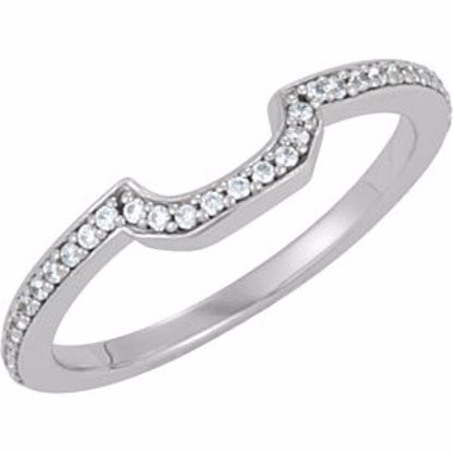 121636:606:P Continuum Sterling Silver 1/6 CTW Diamond Band