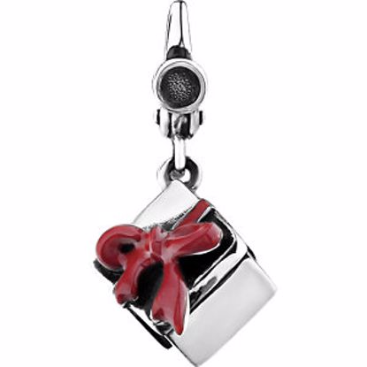 651001:600:P Sterling Silver Present Charm