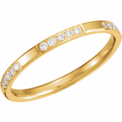 651021:103:P 14kt Yellow 1/6 CTW Diamond Eternity Band Size 6