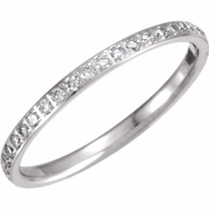 651022:401:P 14kt White 1/4 CTW Diamond Machine Set Anniversary Band Size 6