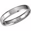 50672:60051:P Platinum 4mm Beveled Edge Comfort-Fit Band Size 11.25