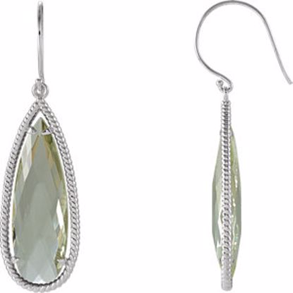 85648:70002:P Sterling Silver Honey Quartz Earrings