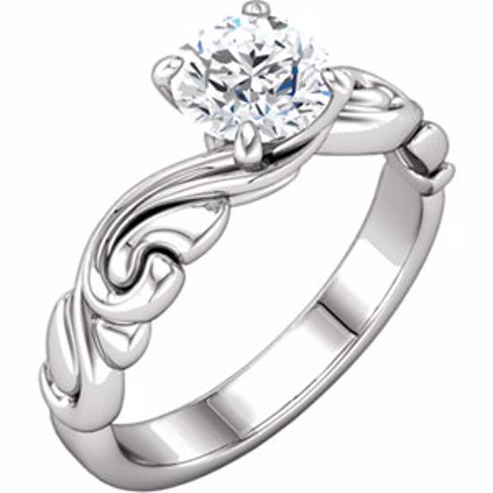 121975:60000:P Continuum Sterling Silver 1 CT Diamond Engagement Ring