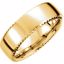 51193:1065:P 14kt Yellow  7.5mm Fancy Carved Band Size 6.5