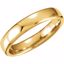 51206:344:P 14kt Yellow 4.5mm Euro-Style Light Comfort-Fit Wedding Band Size 10.5