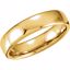 51206:356:P 14kt Yellow 5.5mm Euro-Style Light Comfort-Fit Wedding Band Size 6