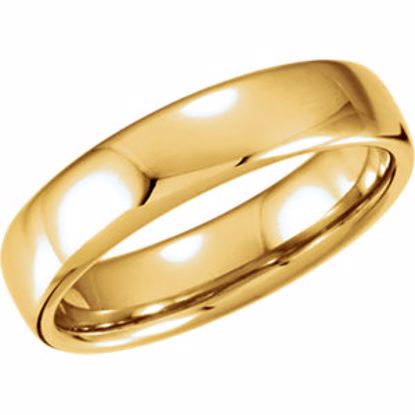 51206:372:P 14kt Yellow 5.5mm Euro-Style Light Comfort-Fit Wedding Band Size 14
