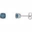 28190:70029:P Sterling Silver London Blue Topaz Earrings