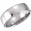 51206:510:P Platinum 7.5mm Euro-Style Light Comfort-Fit Wedding Band Size 9.5