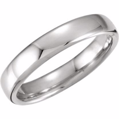 51206:451:P Platinum 4.5mm Euro-Style Light Comfort-Fit Wedding Band Size 11.5