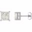 65785:60021:P Charles & Colvard Moissanite® Friction Back Stud Earrings