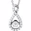 651287:60000:P 14kt White 1/3 CTW Diamond 18" Mystara® Necklace