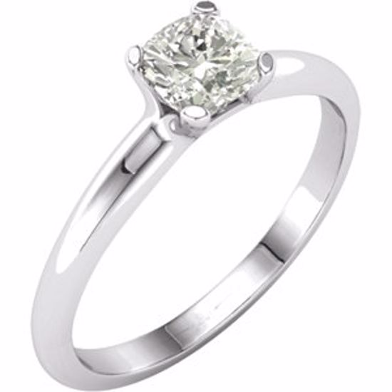 651094:60000:P Charles & Colvard Moissanite® 4-Prong Engagement Ring 