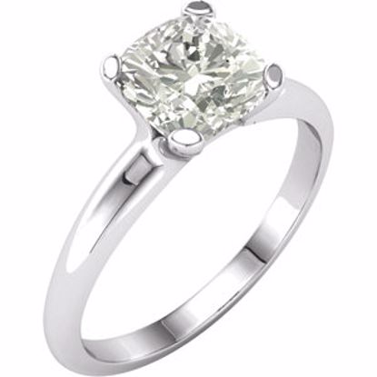 651094:60002:P Charles & Colvard Moissanite® 4-Prong Engagement Ring 
