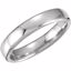 51206:547:P Palladium 4.5mm Euro-Style Light Comfort-Fit Wedding Band Size 7
