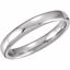 51206:537:P Palladium 3.5mm Euro-Style Light Comfort-Fit Wedding Band Size 12.5