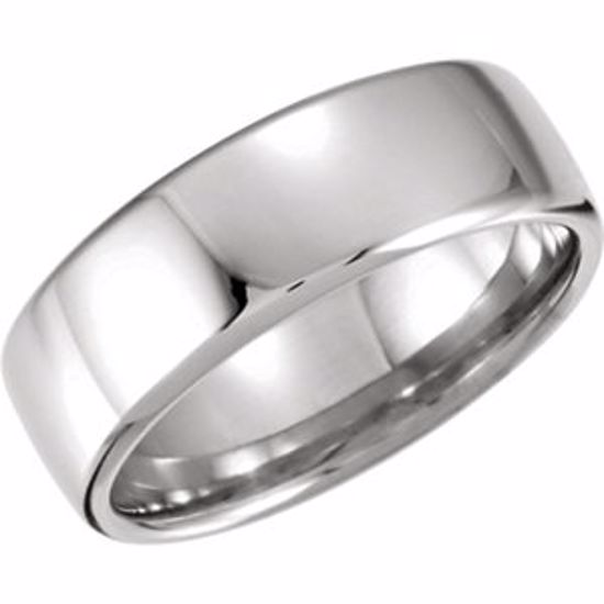 51206:606:P Palladium 7.5mm Euro-Style Light Comfort-Fit Wedding Band Size 5
