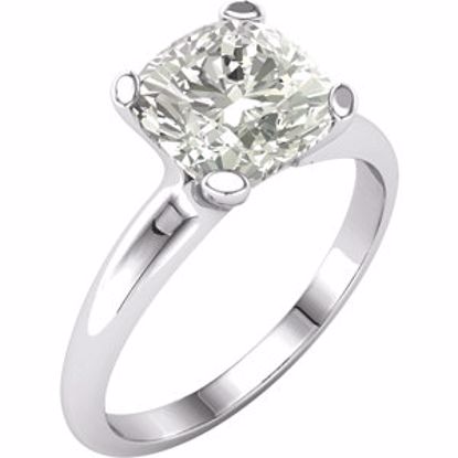 651094:60003:P Charles & Colvard Moissanite® 4-Prong Engagement Ring 