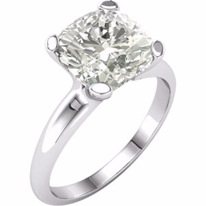 651094:60004:P Charles & Colvard Moissanite® 4-Prong Engagement Ring 