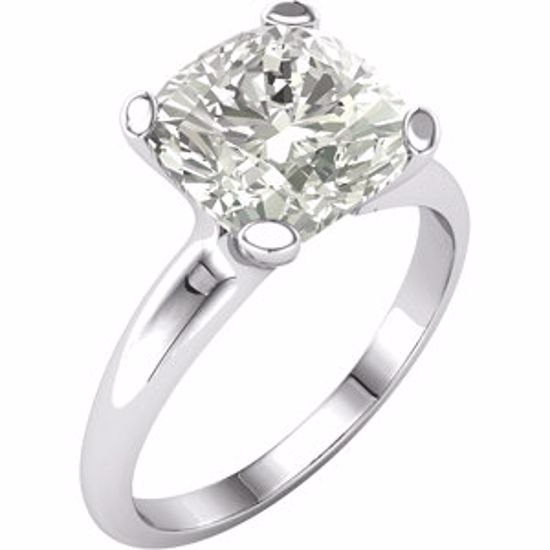 651094:60004:P Charles & Colvard Moissanite® 4-Prong Engagement Ring 
