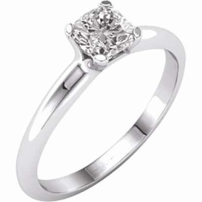 651094:60005:P Charles & Colvard Moissanite® 4-Prong Engagement Ring 