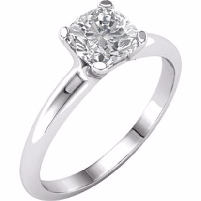 651094:60006:P Charles & Colvard Moissanite® 4-Prong Engagement Ring 