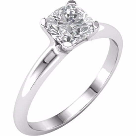 651094:60006:P Charles & Colvard Moissanite® 4-Prong Engagement Ring 