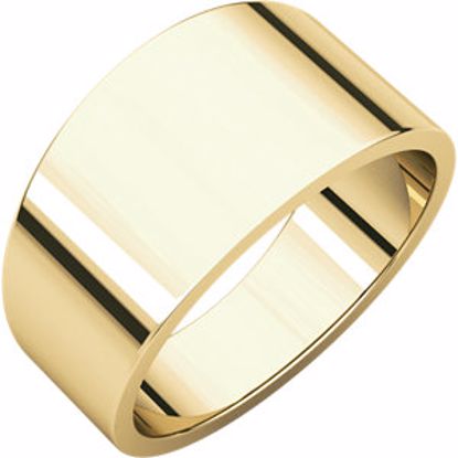 FT7:146782:P 10kt Yellow 10mm Flat Tapered Band