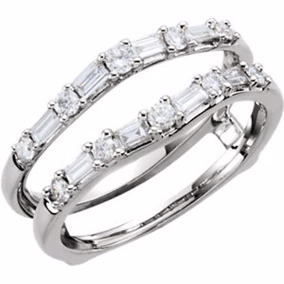 651360:102:P 14kt White 1/2 CTW Diamond Ring Guard