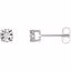 651361:60004:P 14kt White 1/10 CTW Diamond Illusion Stud Earrings