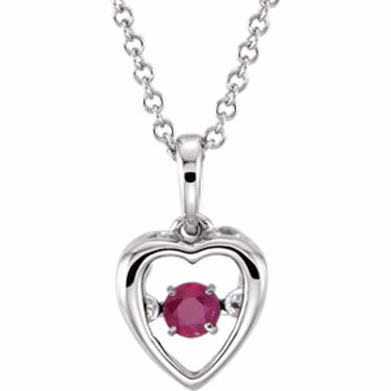 651376:70000:P 14kt White Ruby 18" Mystara® Necklace