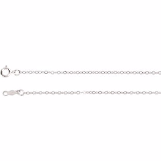 CH466:244389:P 14kt White 1.5mm Cable 24" Chain