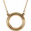 85873:100:P 14kt Yellow Circle 16" Necklace
